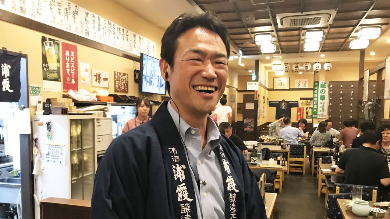 Shintaro Sato owns Taruichi restaurant in Tokyo, an izakaya that specializes in whale meat.