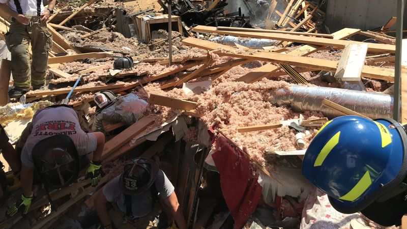 Charlotte Home Explosion Woman Found Dead In Debris CNN   190702171256 03 Charlotte Fire 