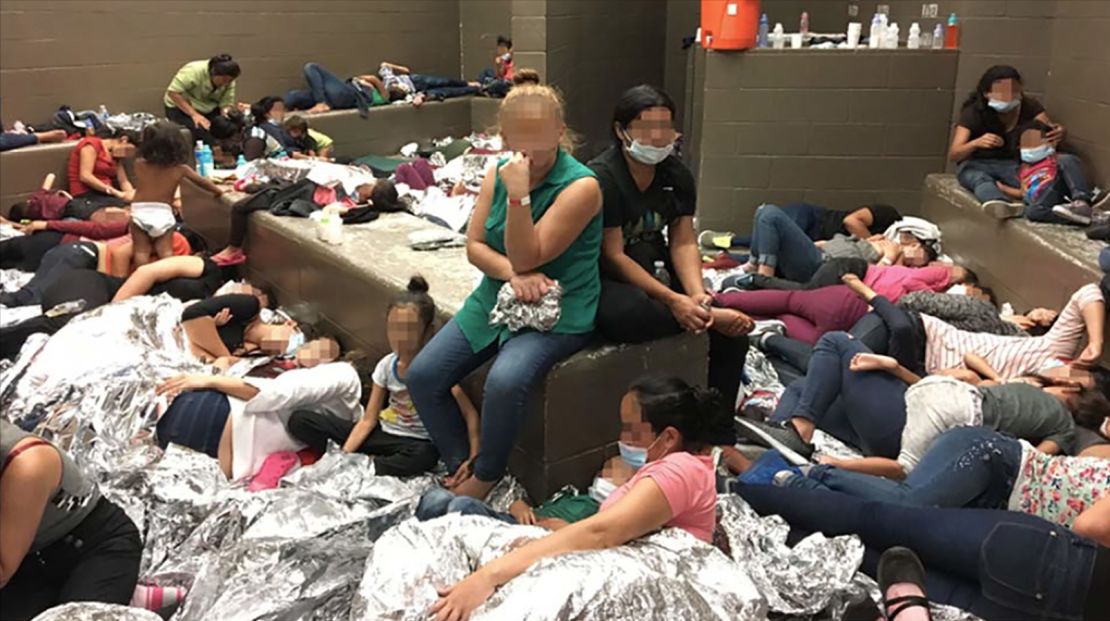Overcrowding of families observed by OIG on June 11, 2019, at Border Patrol's
Weslaco, TX, Station.