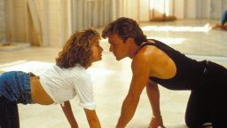 Patrick Swayze and Jennifer Grey in the movie "Dirty dancing" by Emile Ardolino. (Photo by GAMMA/Gamma-Rapho via Getty Images)