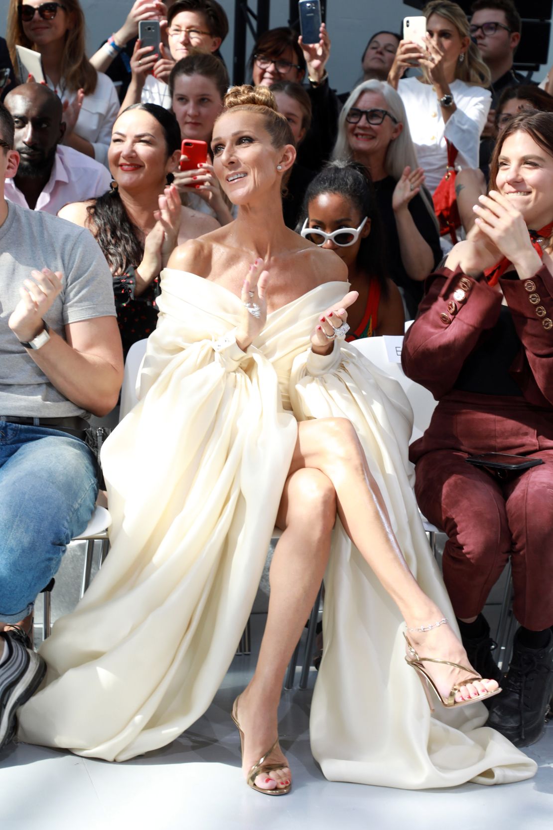 Celine Dion's outfits take Paris Fashion Week by storm