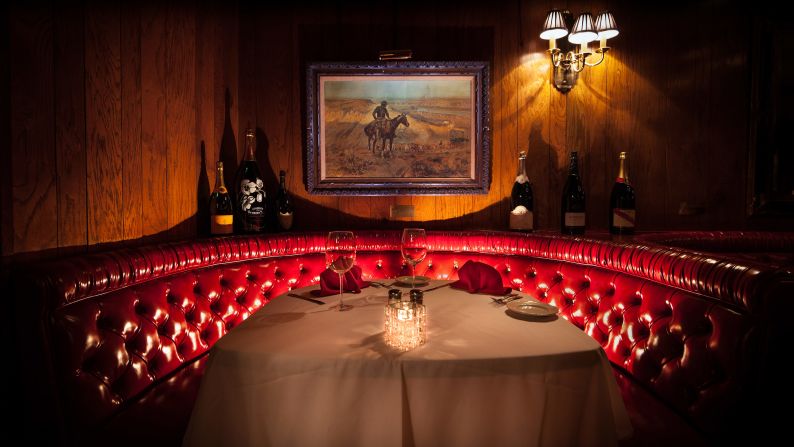 <strong>The Golden Steer Steakhouse:</strong> There are classic red leather banquettes, wild west artwork and black-and-white celebrity portraits, basically the kind of occasion environs you never want to leave. 