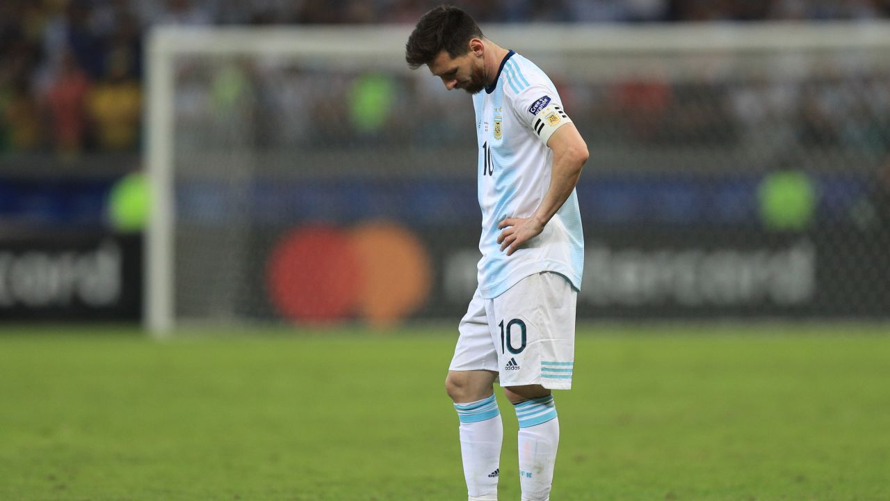 Lionel Messi was powerless to prevent a ninth straight trophyless tournament.