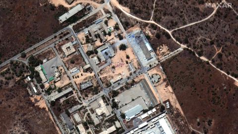 An overview of the Tajoura Migrant Center taken on July 3, after the airstrike.