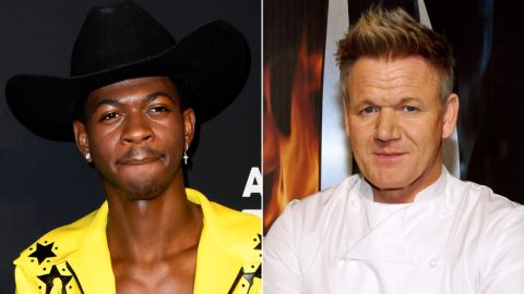 Lil Nas X asked famous British chef Gordon Ramsay to show him how a good panini gets made.