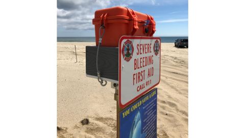 The first-aid kits are in waterproof and airtight cases.