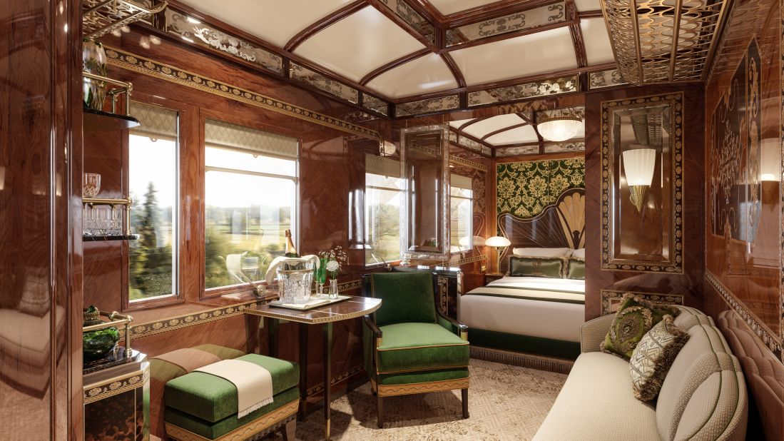 <strong>New additions:</strong> The Venice Simplon-Orient-Express is introducing three swanky new "Grand Suites" named after cities the train covers, such as Vienna.