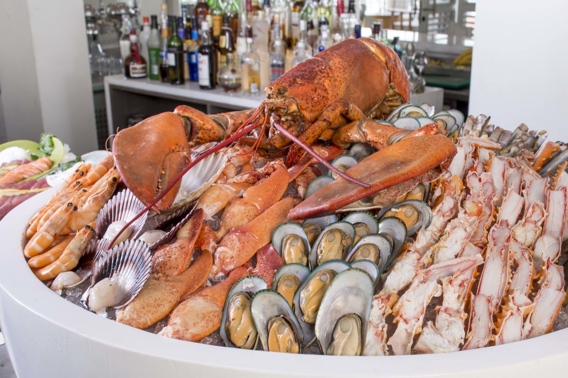Brunches at Dubai's luxury hotels are famous for serving up mountains of lobster, shrimp, salmon, crab and mussels.