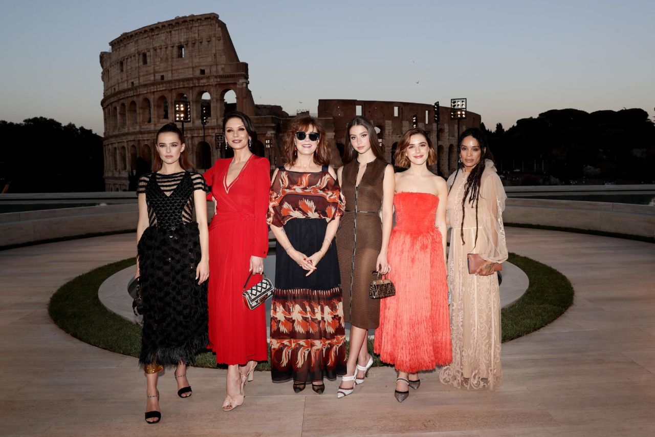 Fendi stages couture fashion show amid ruins of ancient Rome | CNN