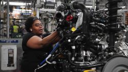 CHICAGO, ILLINOIS - JUNE 24: Workers assemble Ford vehicles at the Chicago Assembly Plant on June 24, 2019 in Chicago, Illinois. Ford recently invested $1 billion to upgrade the facility where they build the Ford Explorer, Police Interceptor Utility and the Lincoln Aviator.  (Photo by Scott Olson/Getty Images)
