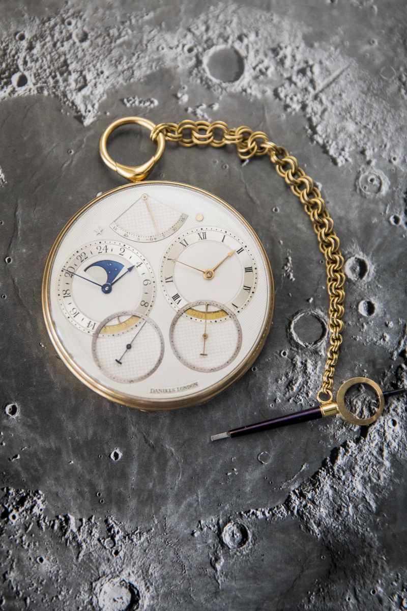 Pocket watch inspired by the moon landing sells for record 4.5