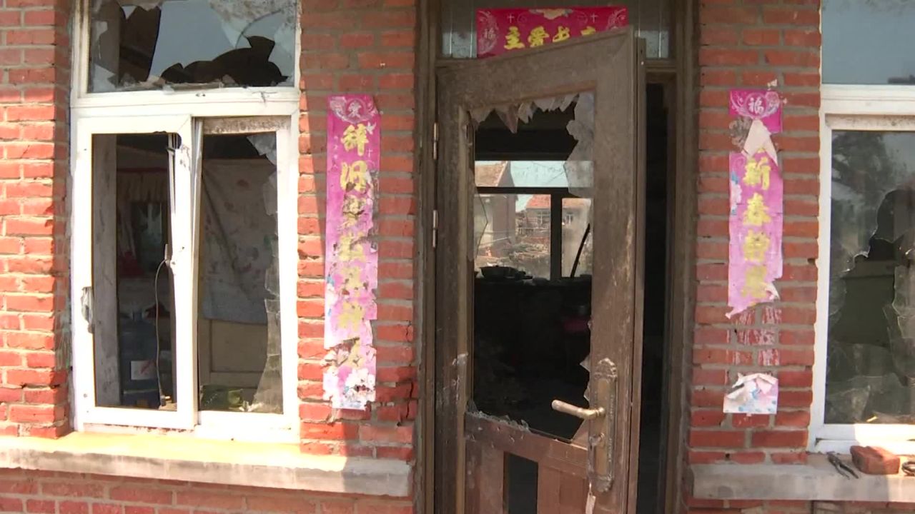 Thousands of homes have been damaged by the tornado in Kaiyuan City.