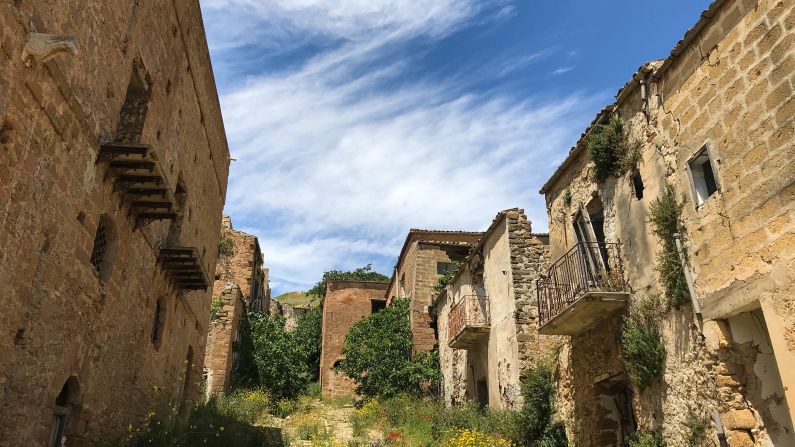 <strong>Back to life:</strong> Now the mayor of a new Poggioreale town built further down the valley wants to bring the old buildings back to life. 