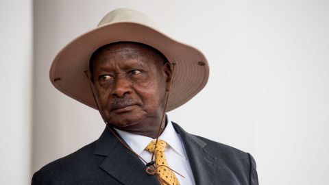 Une photo du président ougandais Yoweri Museveni en 2018.