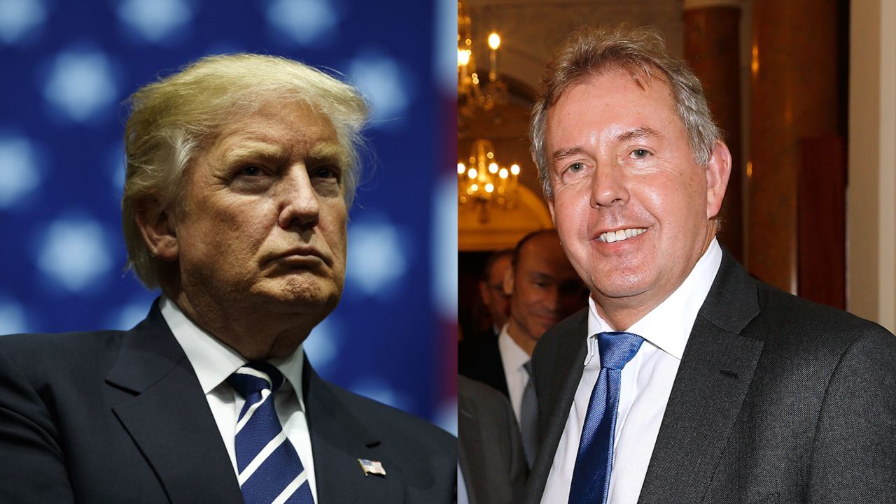 kim darroch donald trump split