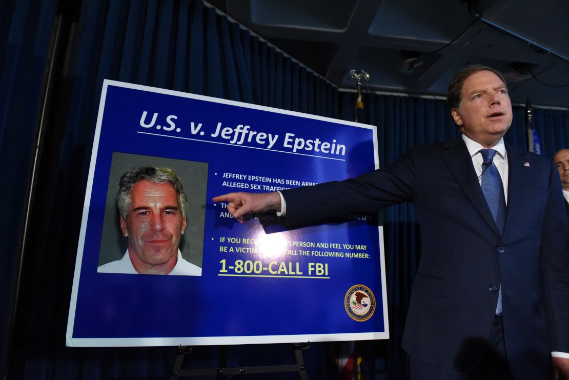 US Attorney for the Southern District of New York Geoffrey Berman announced charges against Jeffery Epstein on July 8, 2019.