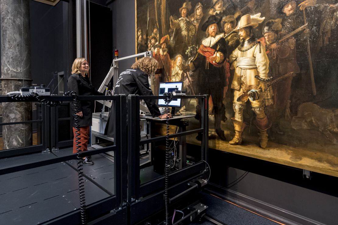 The research team is made up of more than 20 Rijksmuseum scientists, conservators, curators and photographers.