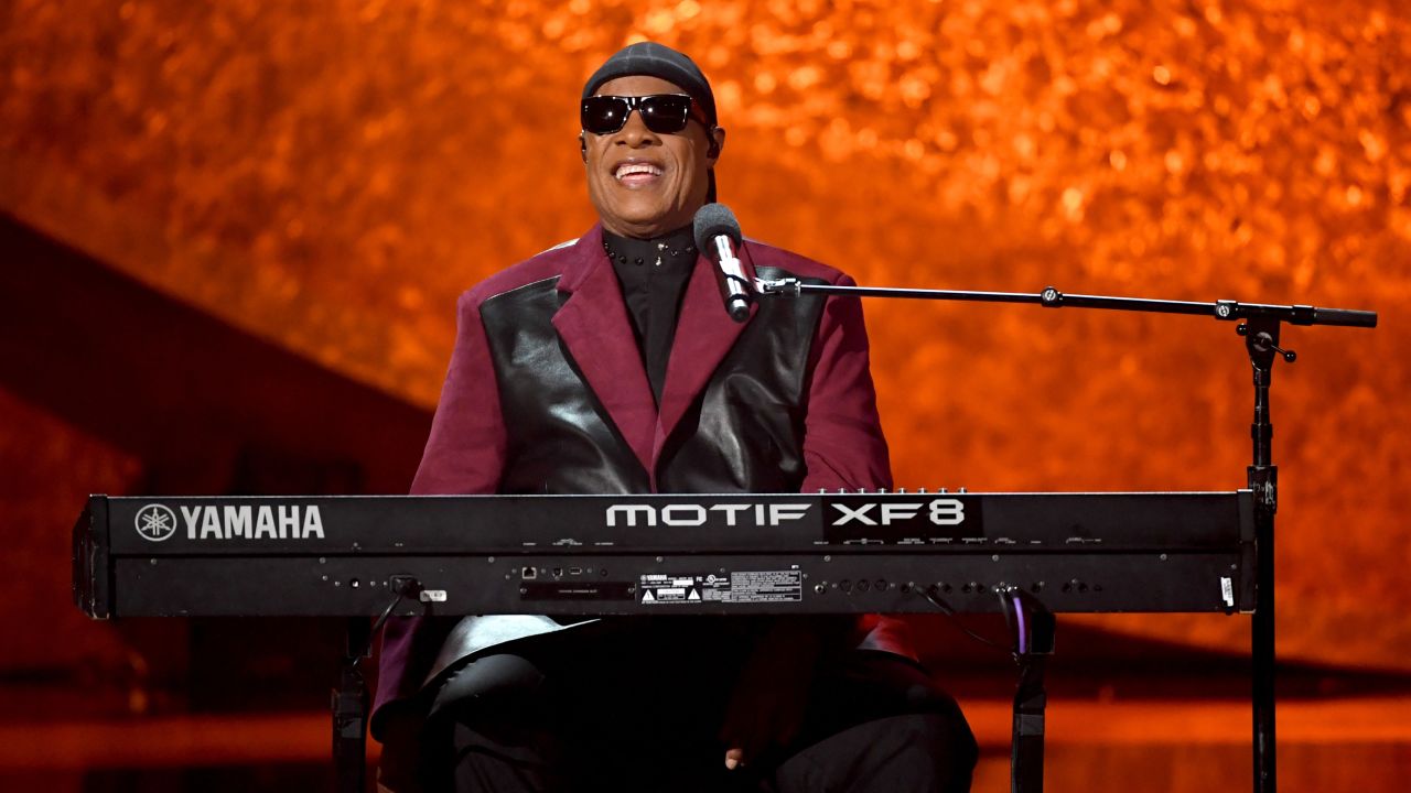 LOS ANGELES, CA - SEPTEMBER 25:  Stevie Wonder performs onstage at Q85: A Musical Celebration for Quincy Jones at the Microsoft Theatre on September 25, 2018 in Los Angeles, California.  (Photo by Kevin Winter/Getty Images)