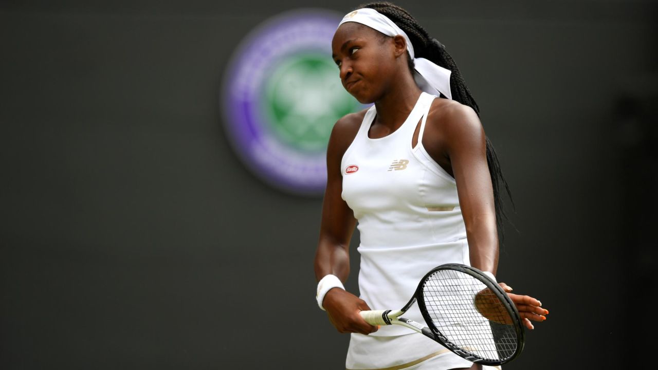 Cori Gauff struggled to find the form which cemented her as a fan favorite at Wimbledon. 