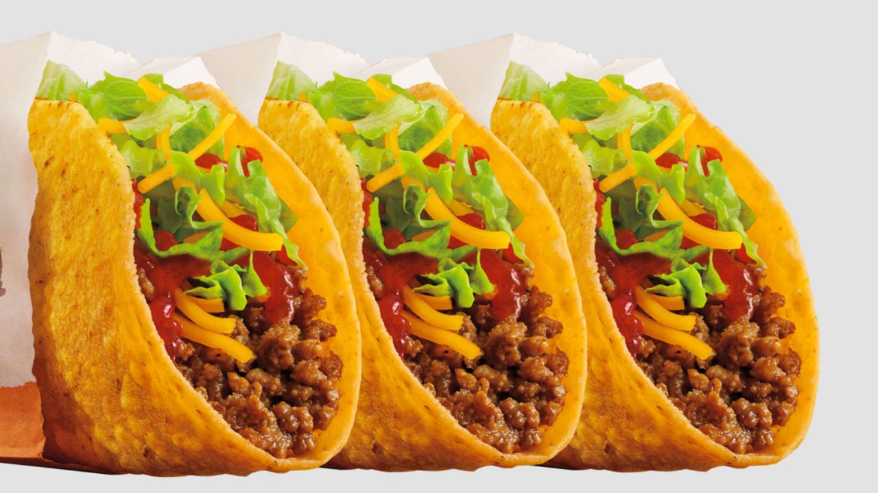 Burger King is selling tacos for a limited time. 