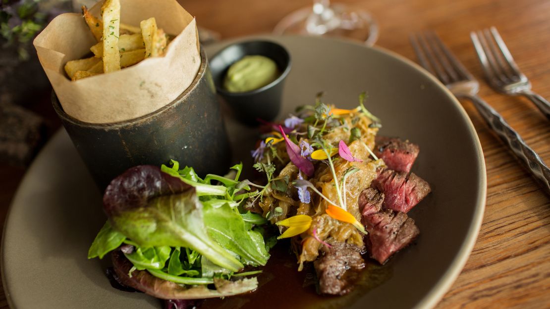 This restaurant sources ingredients from local gardens.