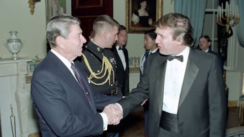 President Trump has taken on the legacy of Ronald Reagan in a surprising way. 