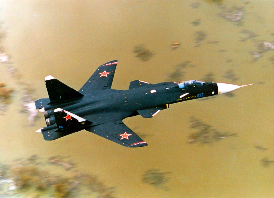 The Sukhoi Su-47 Berkut.