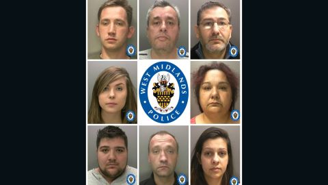 A Polish human trafficking gang operating in the UK has been sentenced to more than 55 years in jail.