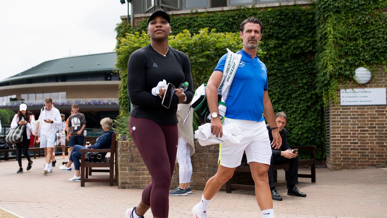 Patrick Mouratoglou (right) has called on tennis' governing bodies to find a "sustainable solution" for lower-ranked players.
