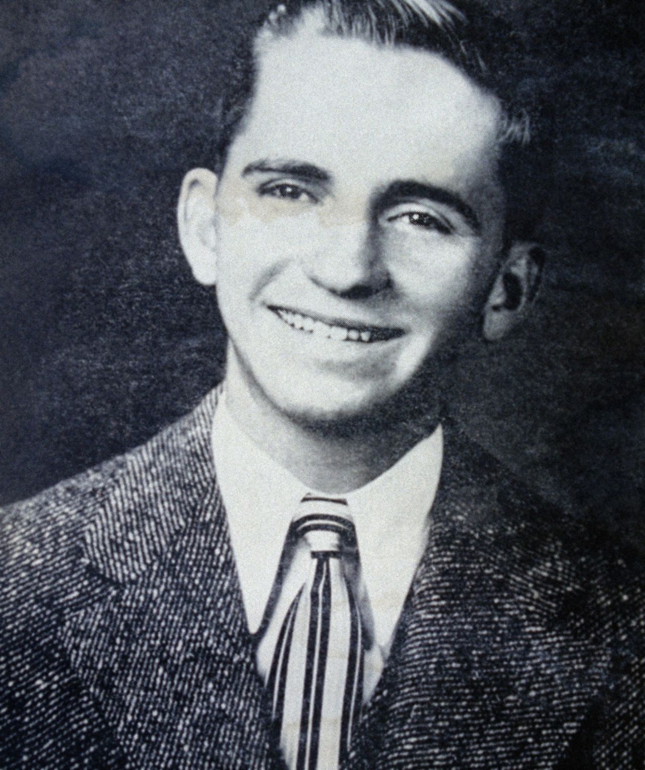 Perot grew up in Texarkana, Texas, a small town that straddles the Texas-Arkansas state line. This photo is from the 1949 Texarkana Junior College yearbook. Perot was class president.