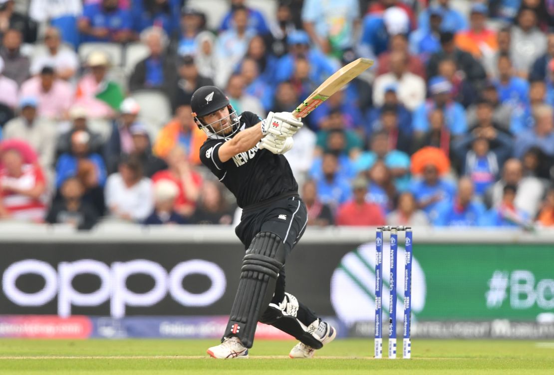 New Zealand's captain Kane Williamson scored 67 at Old Trafford.