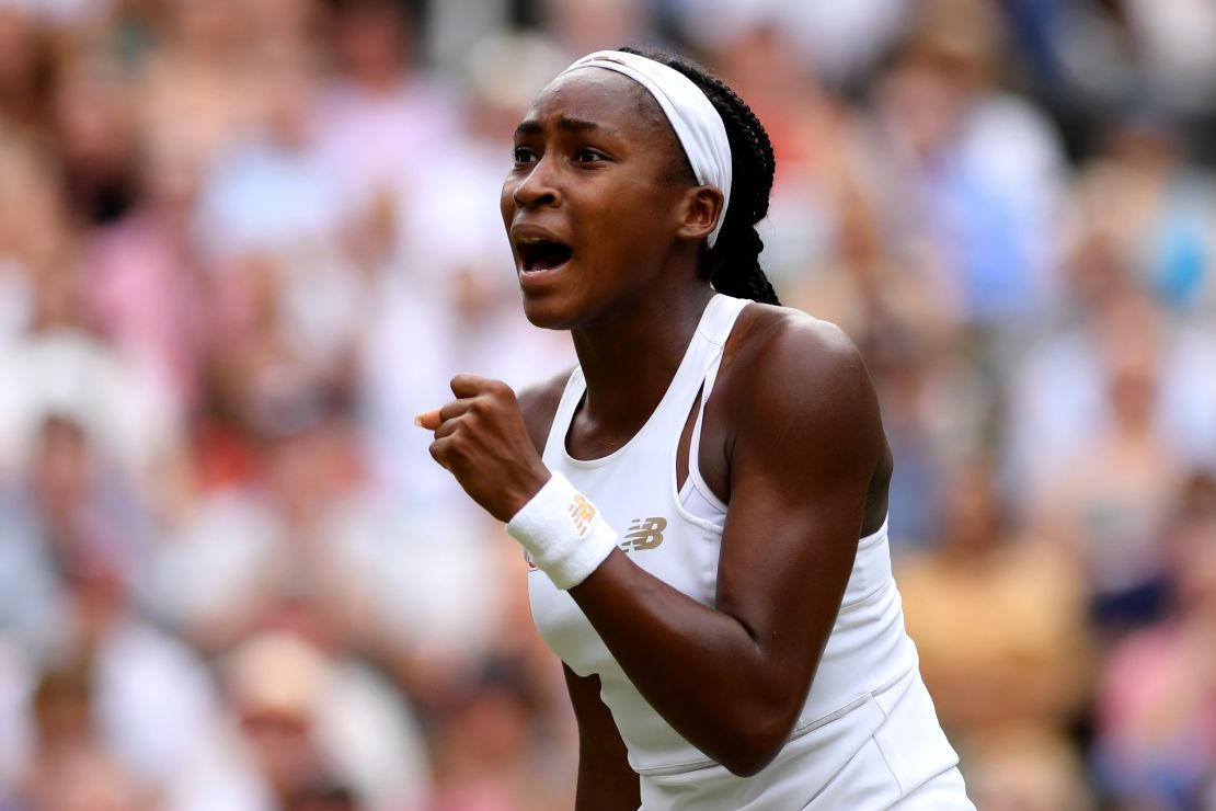 Cori "Coco" Gauff enjoyed a breakthrough Wimbledon in July. 