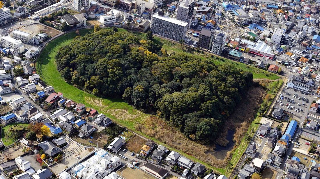 <strong>Mozu-Furuichi Kofun Group/Mounded Tombs of Ancient Japan:</strong> Located on a plateau above the Osaka Plain, this site is home to 49 decorated burial mounds meant for the elite. These are considered the best representatives of the Kofun period from the 3rd to the 6th century AD.