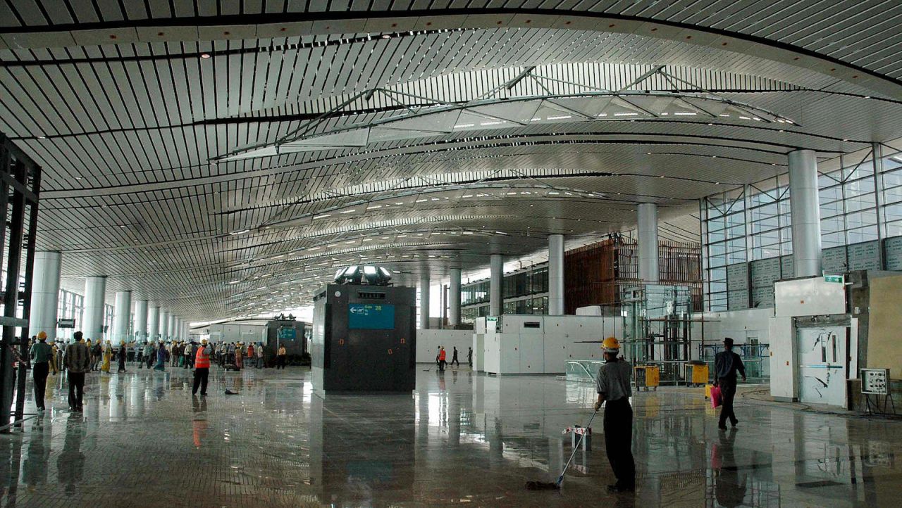 Hyderabad's Rajiv Gandhi International Airport opened in 2008. 