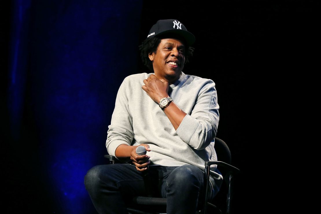 Shawn 'Jay-Z' Carter at the Criminal Justice Reform Organization Launch in New York City.  