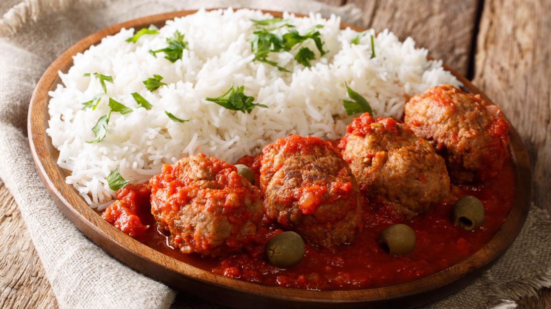 Soutzoukakia are meatballs in a cumin-scented sauce.