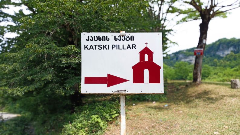 <strong>Set apart: </strong>Visitors can reach Katskhi pillar by bus or car, followed by a 20-minute hike and a steep climb.