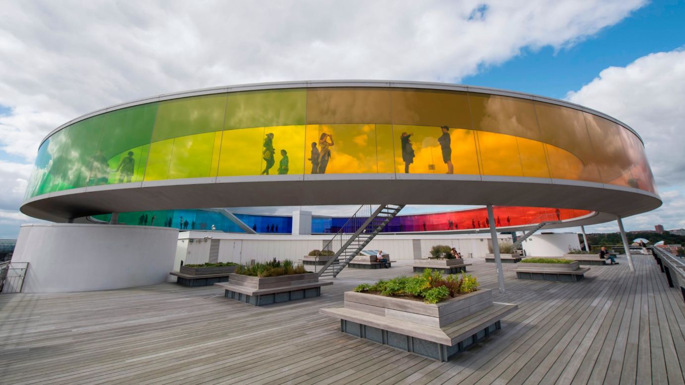 <strong>Aarhus, Denmark:</strong> The second largest city in Denmark boasts a towering cathedral and the ARoS Art Museum (pictured), which features a rainbow panorama walkway.
