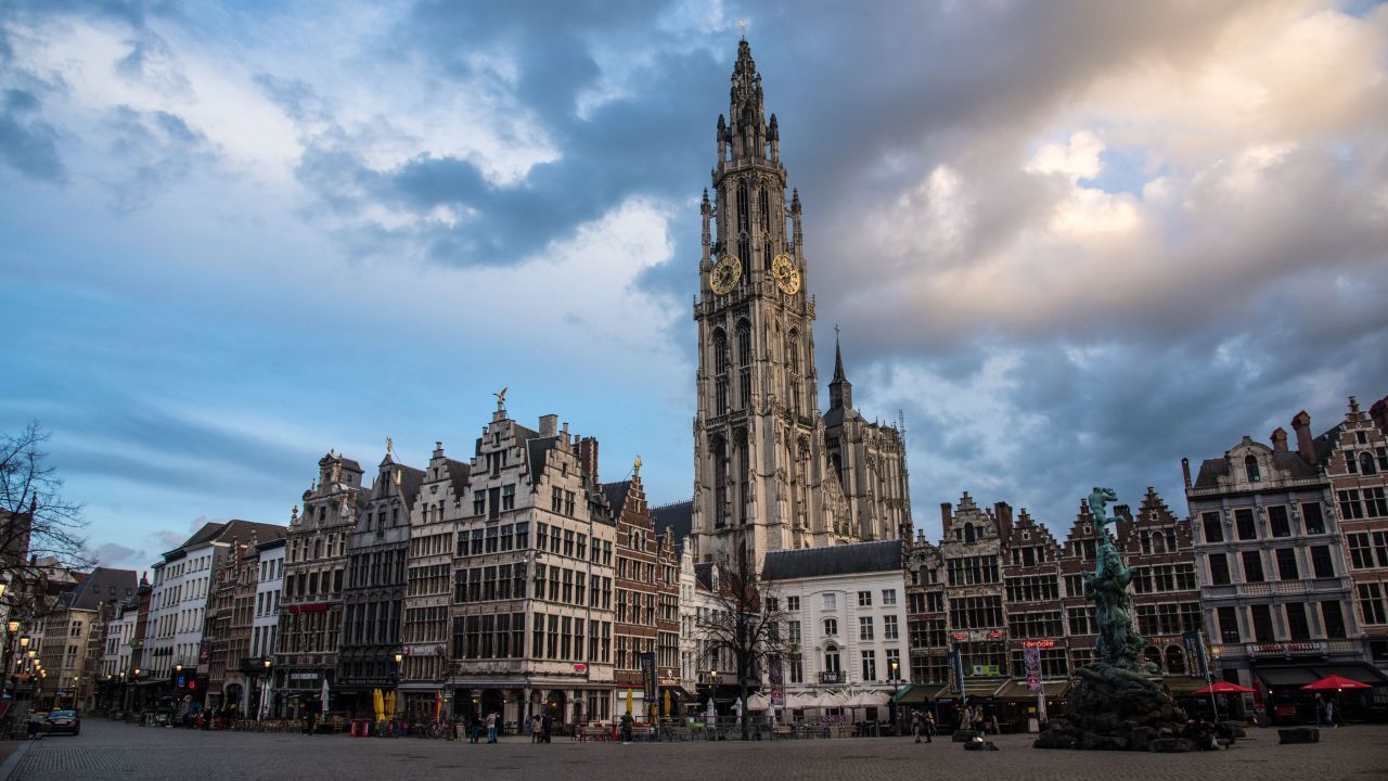 <strong>Antwerp, Belgium:</strong> Dubbed the diamond capital of the world, Antwerp has a skyline dominated by the stunning Cathedral of Our Lady.
