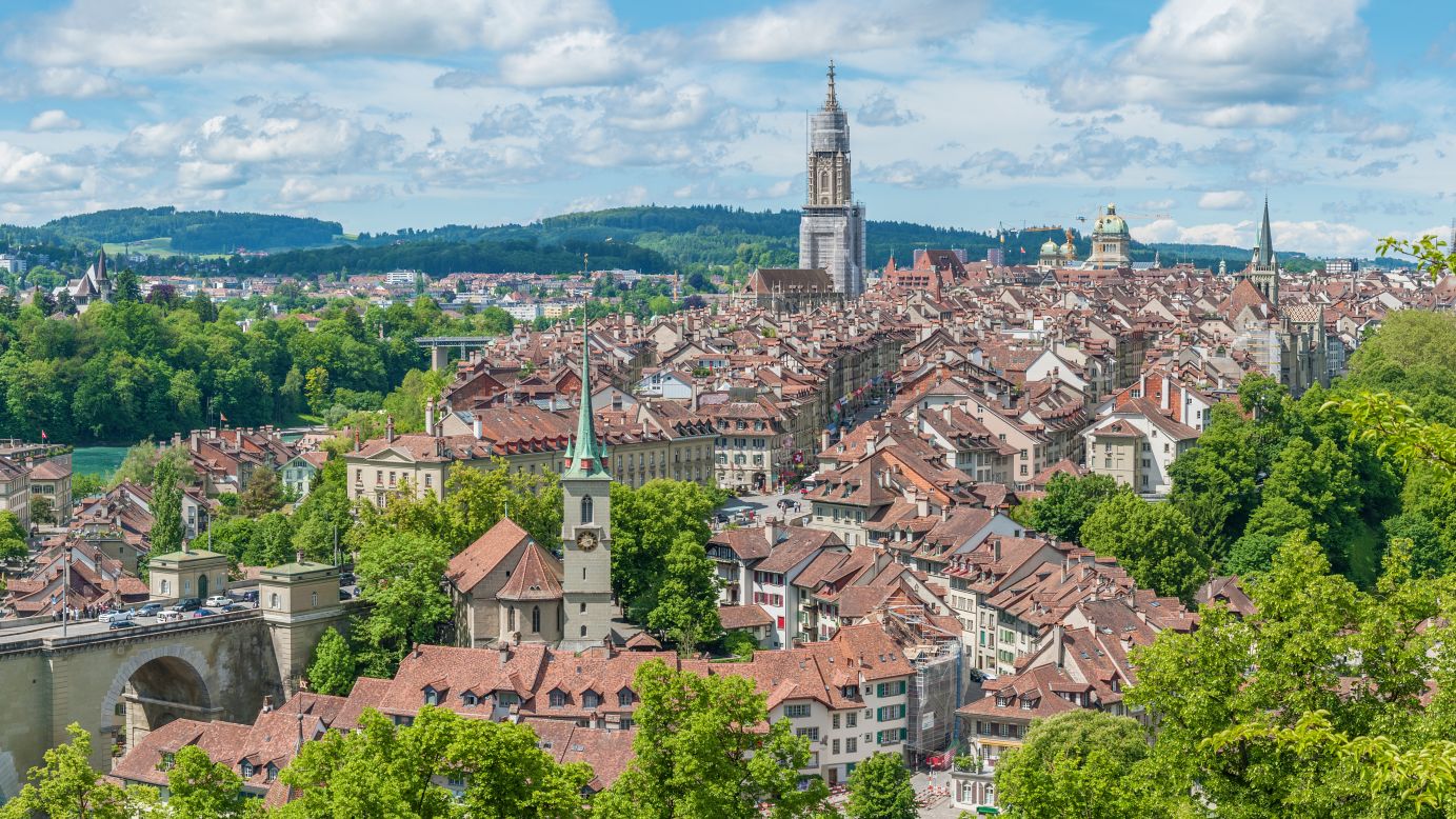 <strong>Bern, Switzerland: </strong>The Swiss capital features an historic Old Town that's been declared a UNESCO World Heritage site.