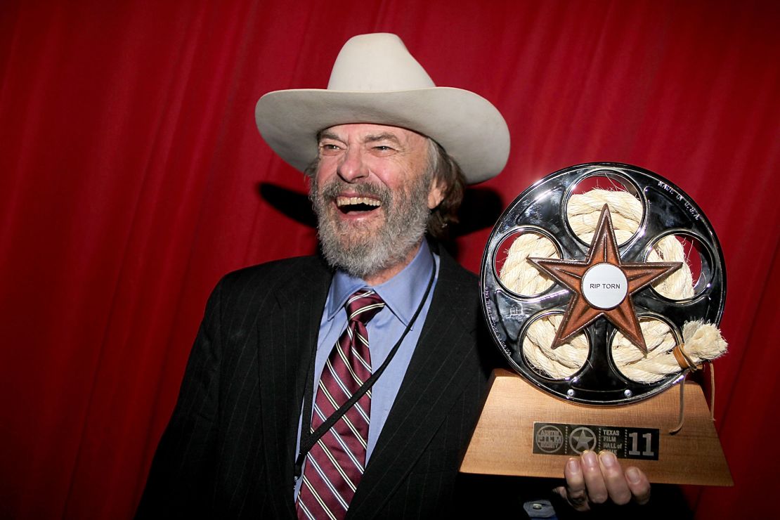 Actor Rip Torn poses backstage during the Texas Film Hall of Fame Awards at Austin Studios on March 10, 2011 in Austin, Texas.