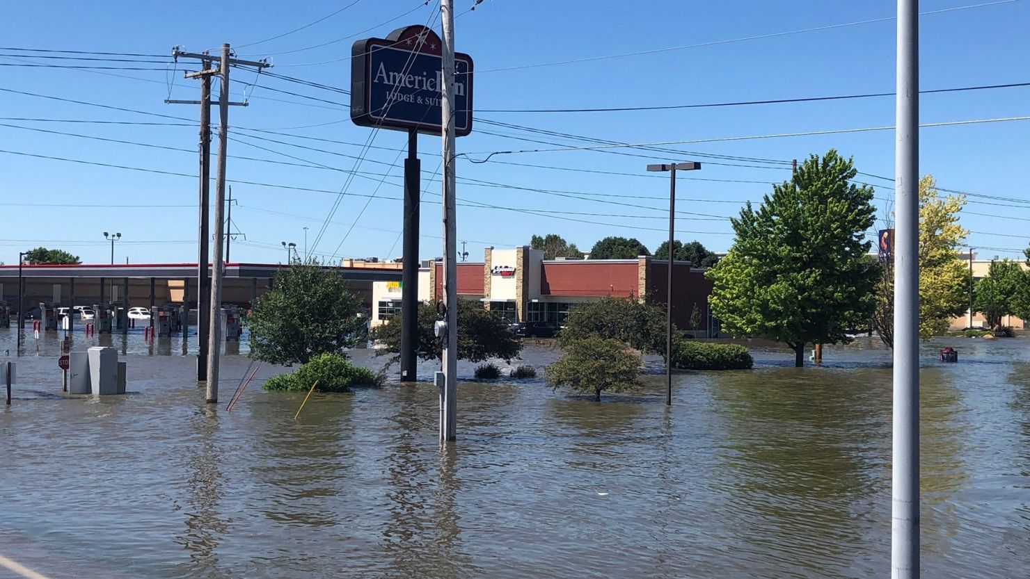 Flooding in Kearney, Nebraska resulted in at least 300 people being evacuated.