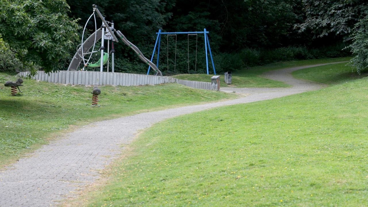The woman was allegedly raped in this park in Mülheim, Germany.