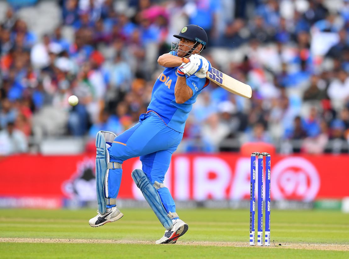 MS Dhoni provided some stability for India during the run chase.