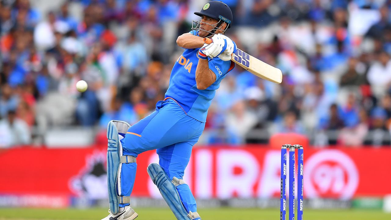MS Dhoni provided some stability for India during the run chase.