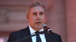WASHINGTON, DC - APRIL 28:  Ambassador Kim Darroch speaks to guests during the Capitol File 2017 WHCD Welcome Reception at the British Ambassador's Residence on April 28, 2017 in Washington, DC.  (Photo by Riccardo Savi/Getty Images for Capitol File Magazine)