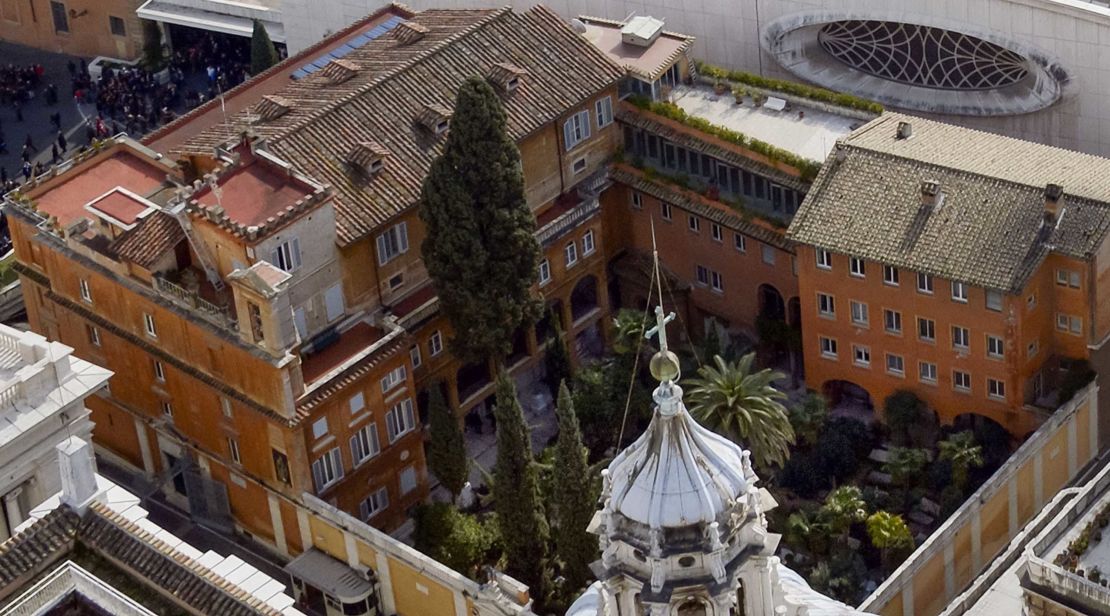 The Teutonic Cemetery in Vatican City where two tombs were exhumed Thursday.