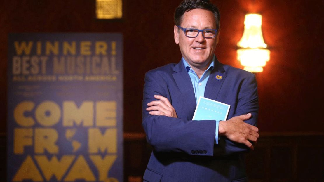 Kevin Tuerff, pictured, saw his experiences in Gander dramatized on stage in the hugely successful show "Come From Away."