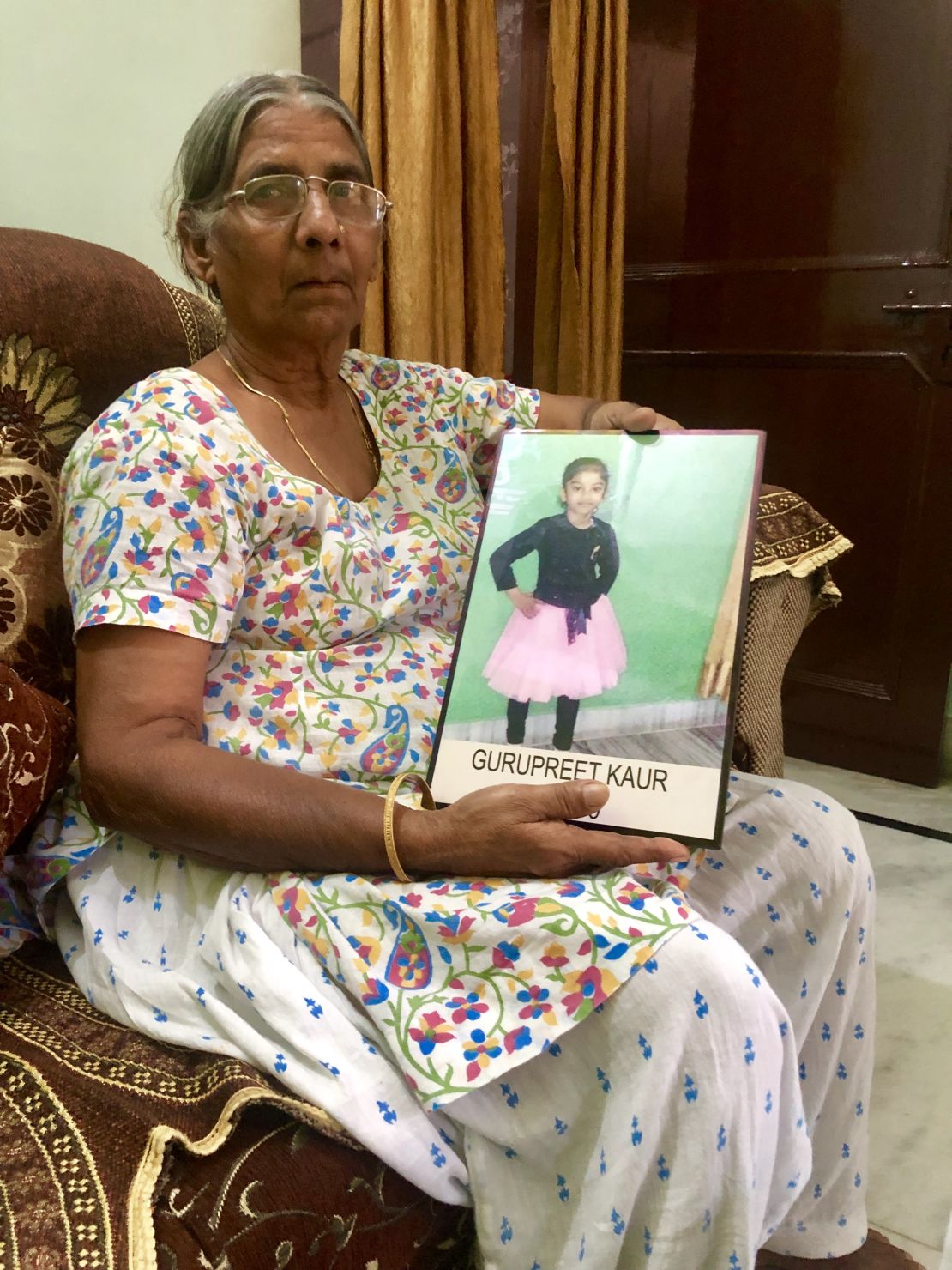 Surinder Kaur says she fainted when she heard the news of her granddaughter's death. "After I regained my consciousness, I just kept repeating her name. I wanted to see her one last time."