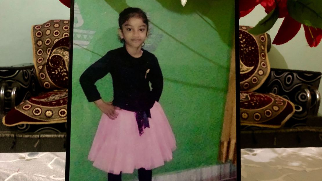 Gurupreet Kaur, 6, died after crossing the US-Mexico border last month. 